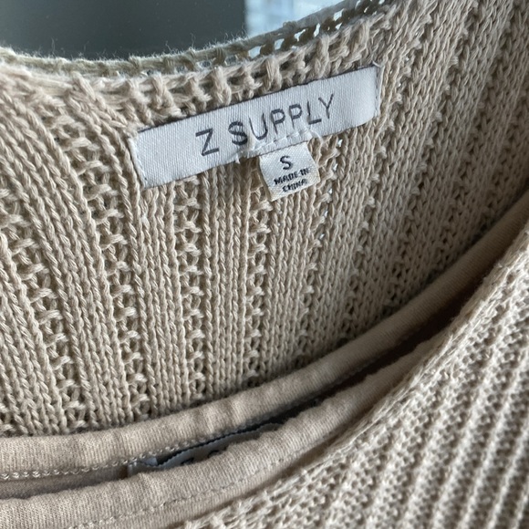 Z Supply Brayden Crochet Knit Midi Dress in
Oatmeal - Picture 4 of 4